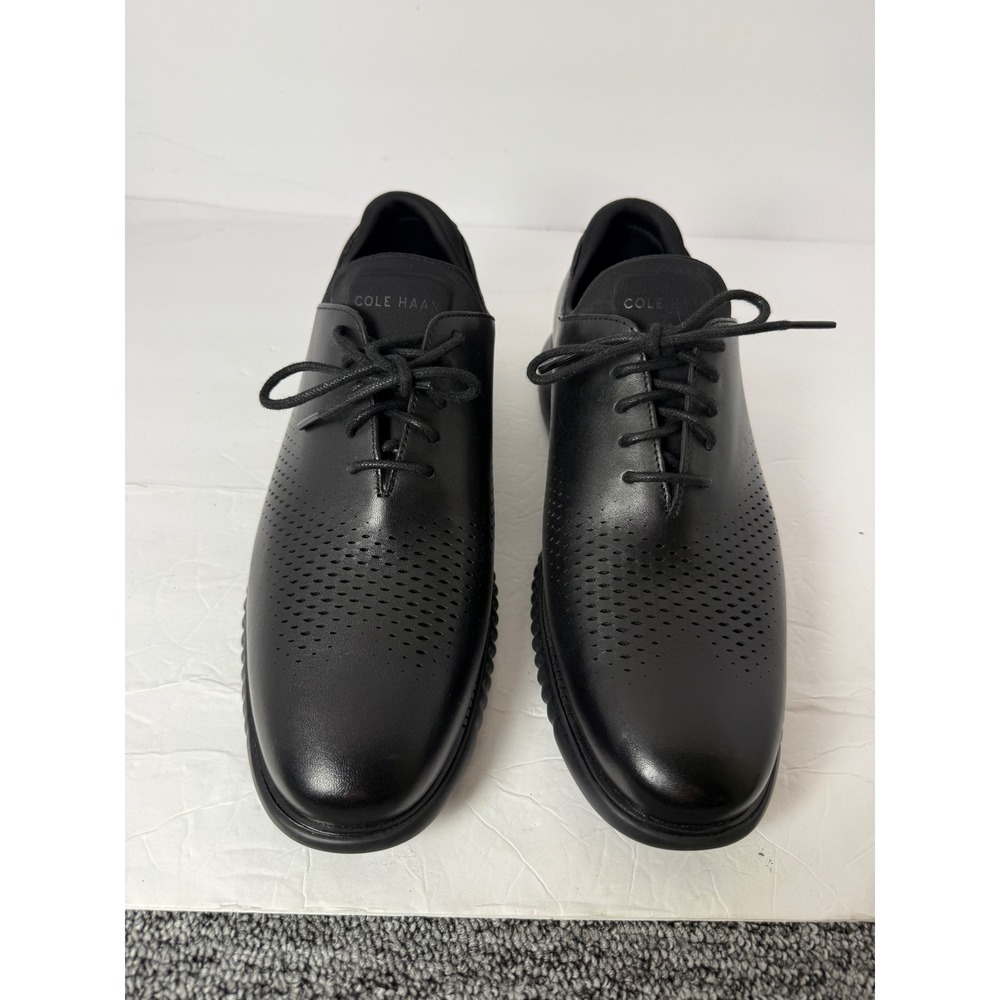 Cole Haan Zerogrand Wing Oxford Mens 10W Black Leather Shoes C23832